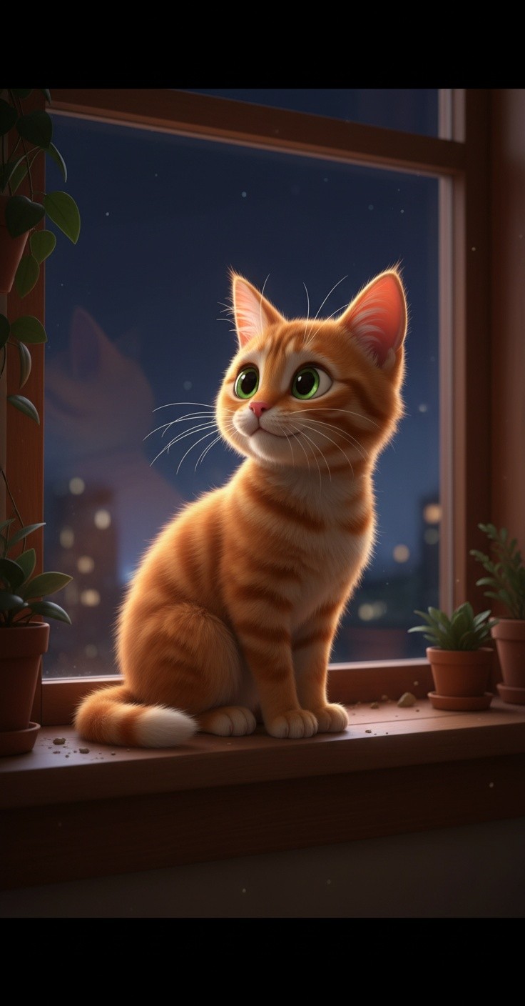 Petualangan Malam Mimi si Kucing Pahlawan