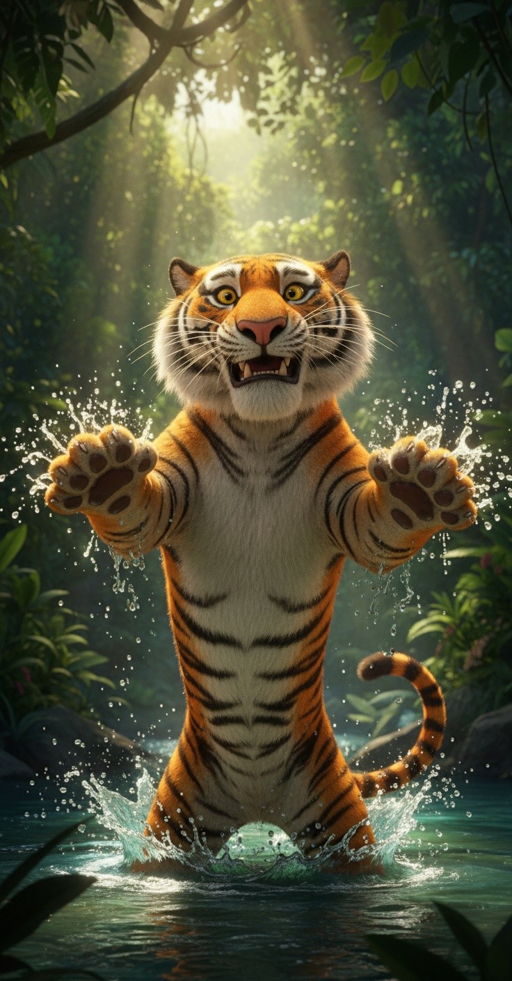 Tigers: The Incredible Swimmers of the Wild!