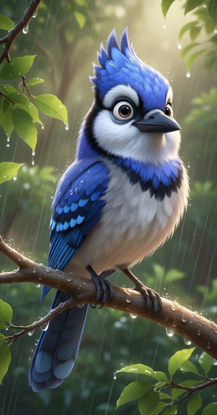 چھوٹا پرندہ اور درخت کی دوستی