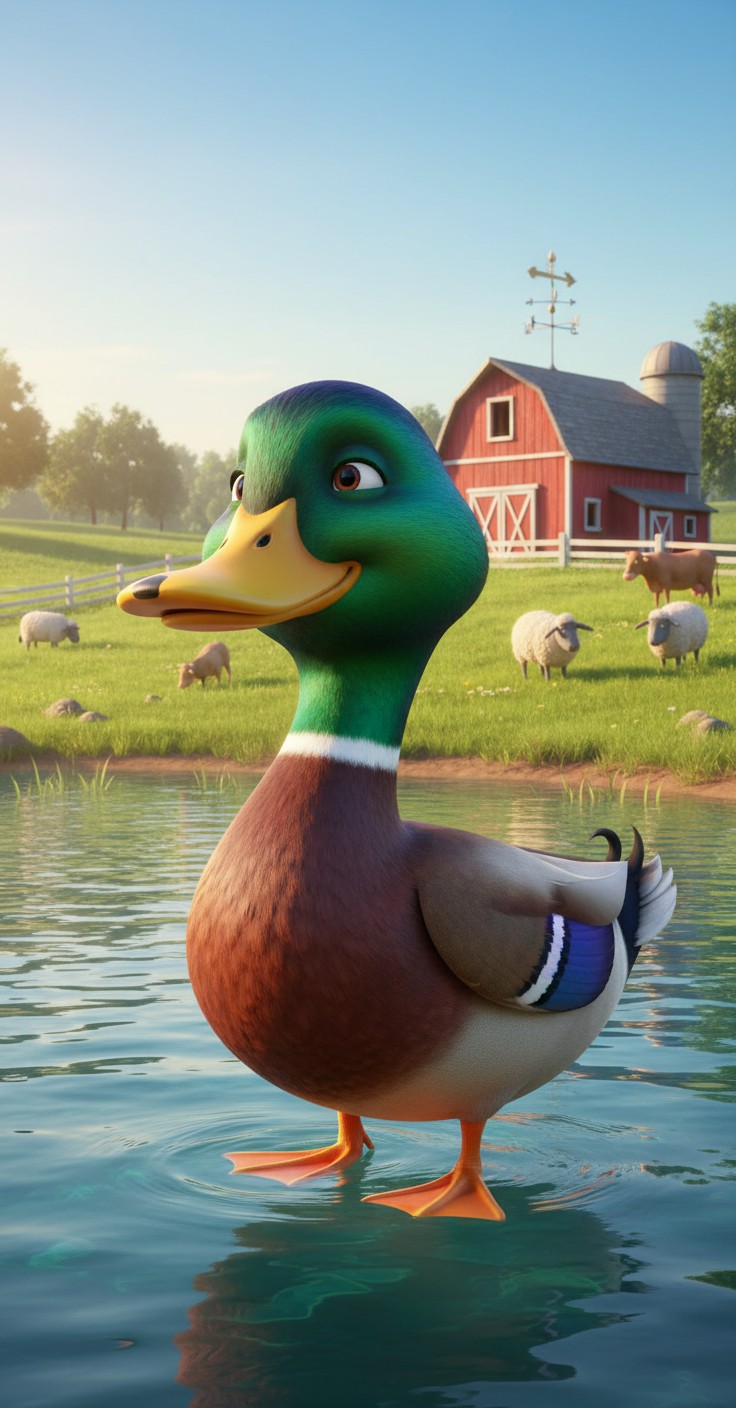 Persahabatan Quack dan Rover: Kebaikan di Peternakan