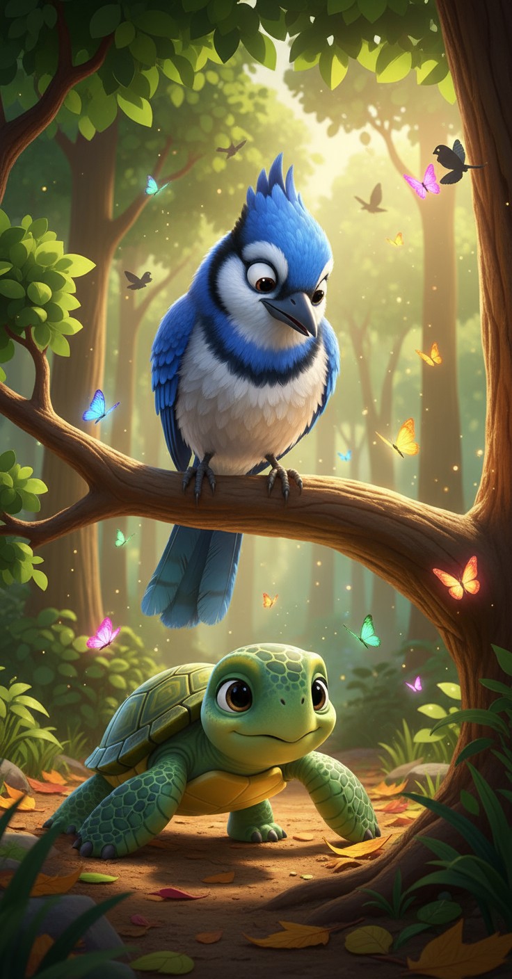 کچوے اور پرندے کی سچی دوستی