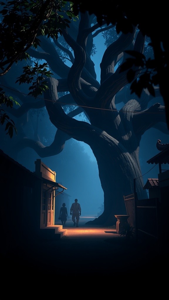 बरगद के पेड़ की रहस्यमय भूतनी