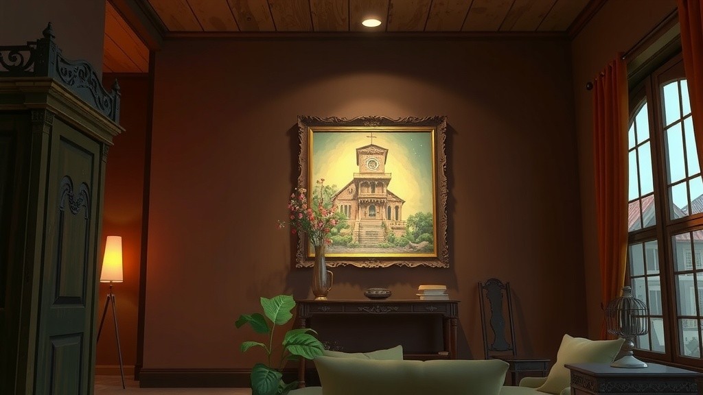 भूतिया पेंटिंग: रहस्यमय रात