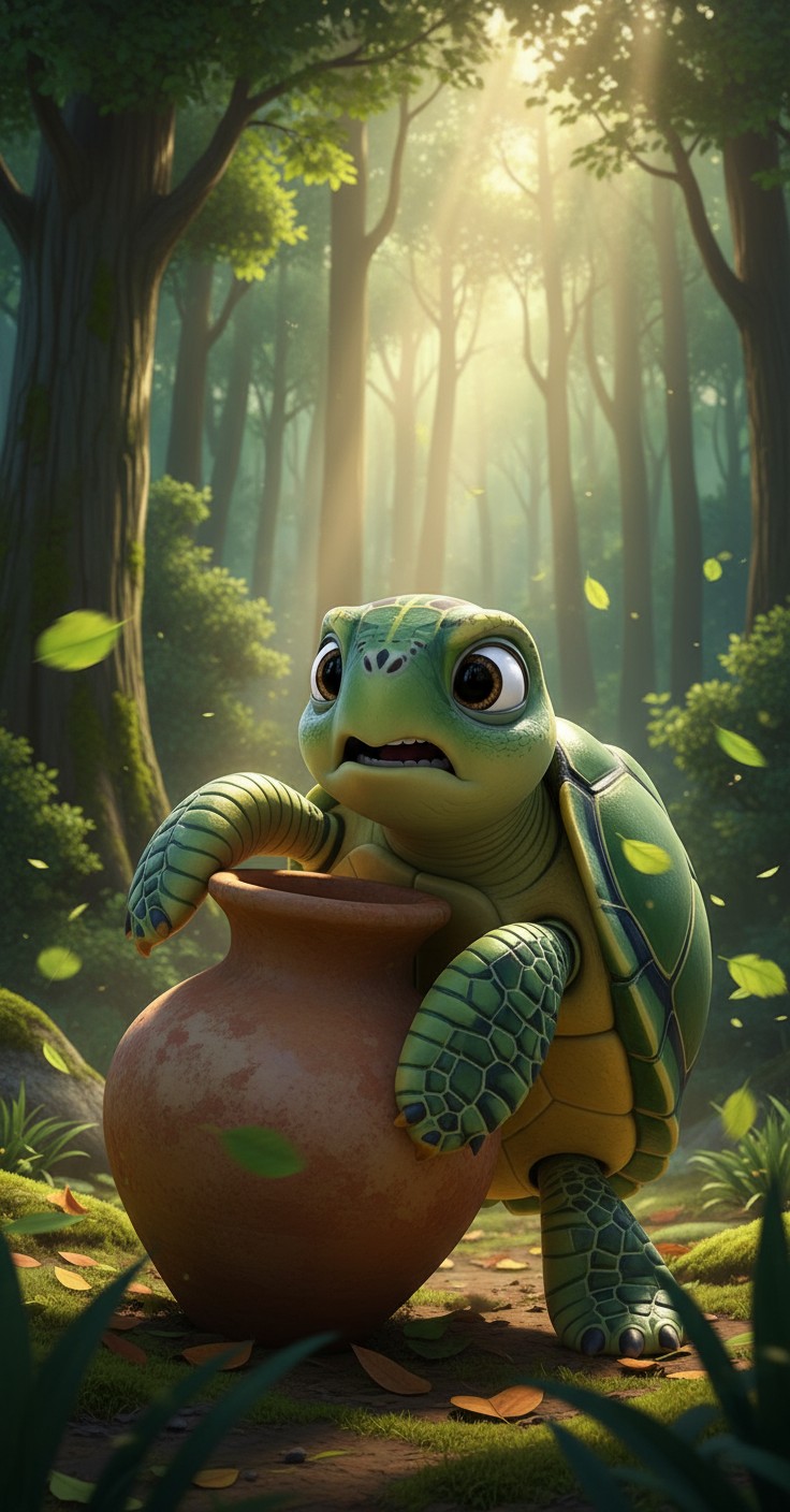 The Tortoise and the Pot of Wisdom