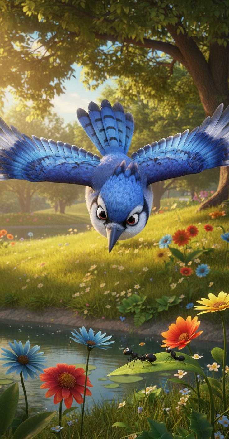 The Happy School Bird