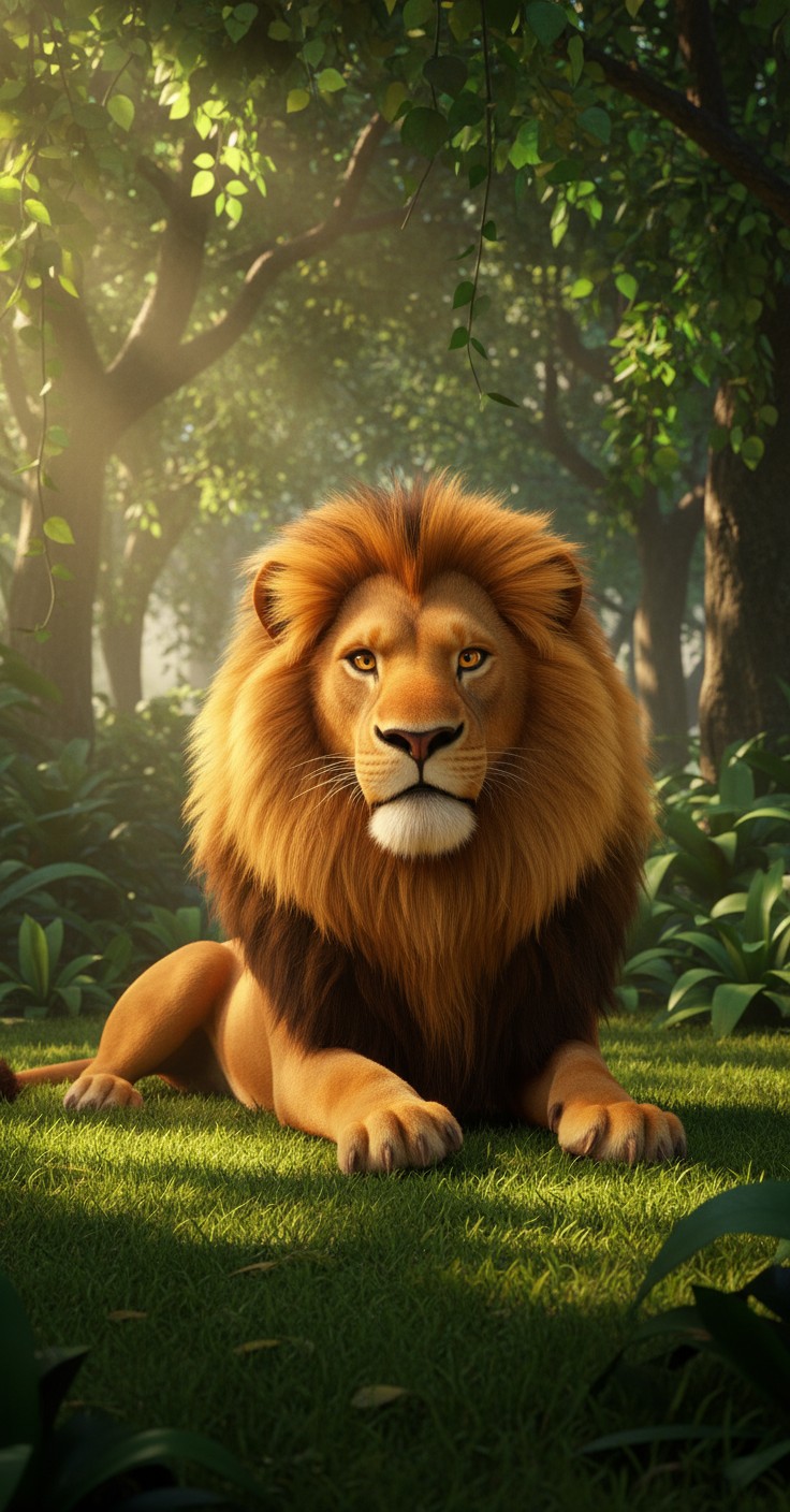 Sahabat Tak Terpisahkan: Singa dan Burung Kecil