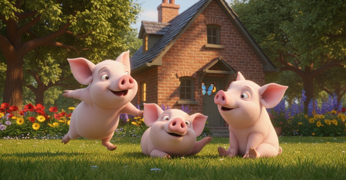 The Three Little Pigs: A Lesson in Hard Work and Security