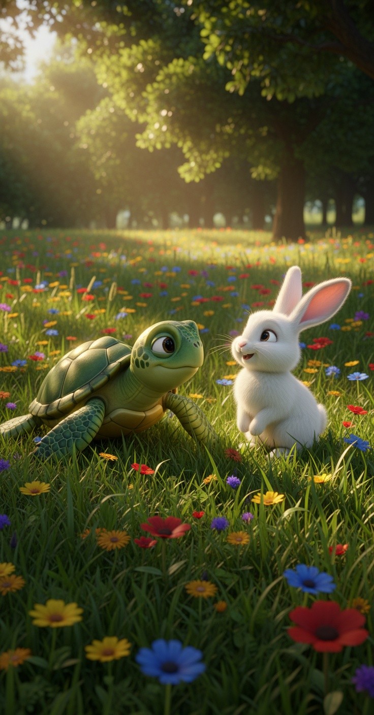 Unexpected Friendship: The Tortoise and the Rabbit