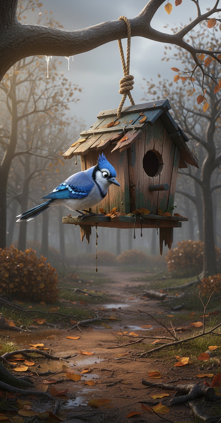 Hewan di Hutan Membantu Merakit Rumah Burung