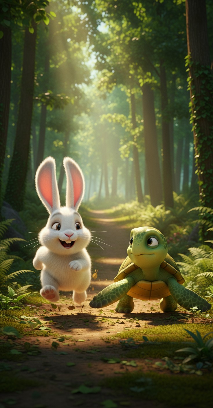 خرگوش اور کچھوا: محنت کی کہانی