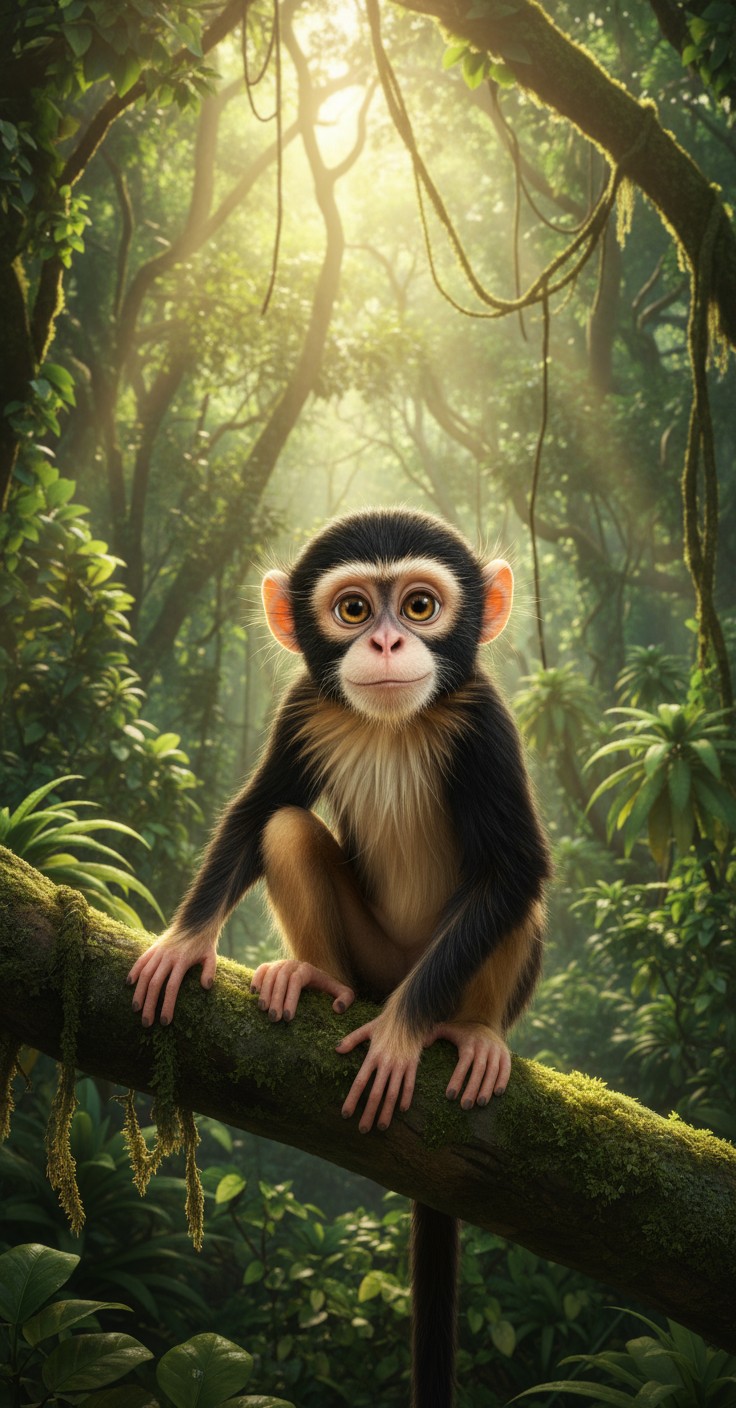 ईमानदारी की कहानी: चीकू बंदर और लकड़हारा