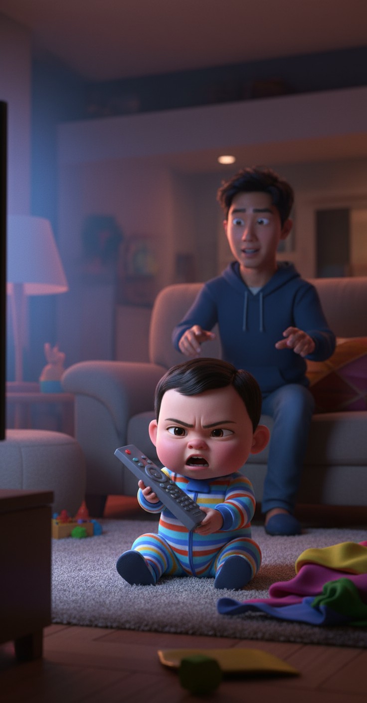 Baby ka Remote Ka Chakkar 😂