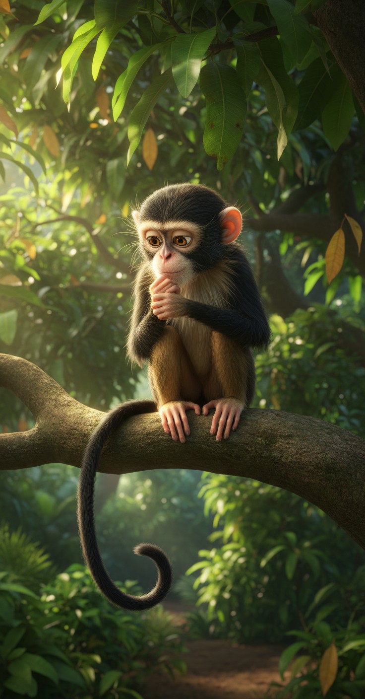 बंदर और लोमड़ी: समझदारी की कहानी