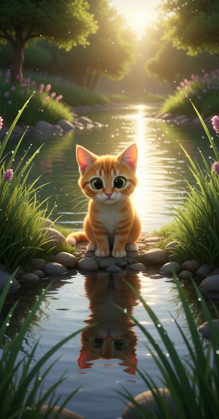 Muffin and Finny: A Magical River Bond