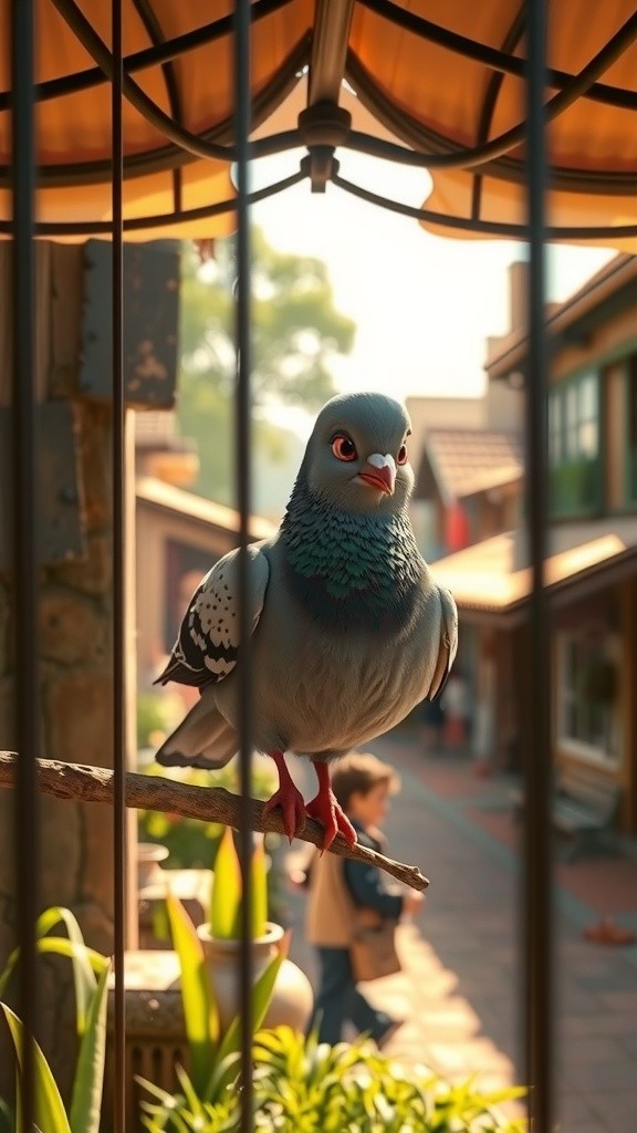 कबूतर की आज़ादी