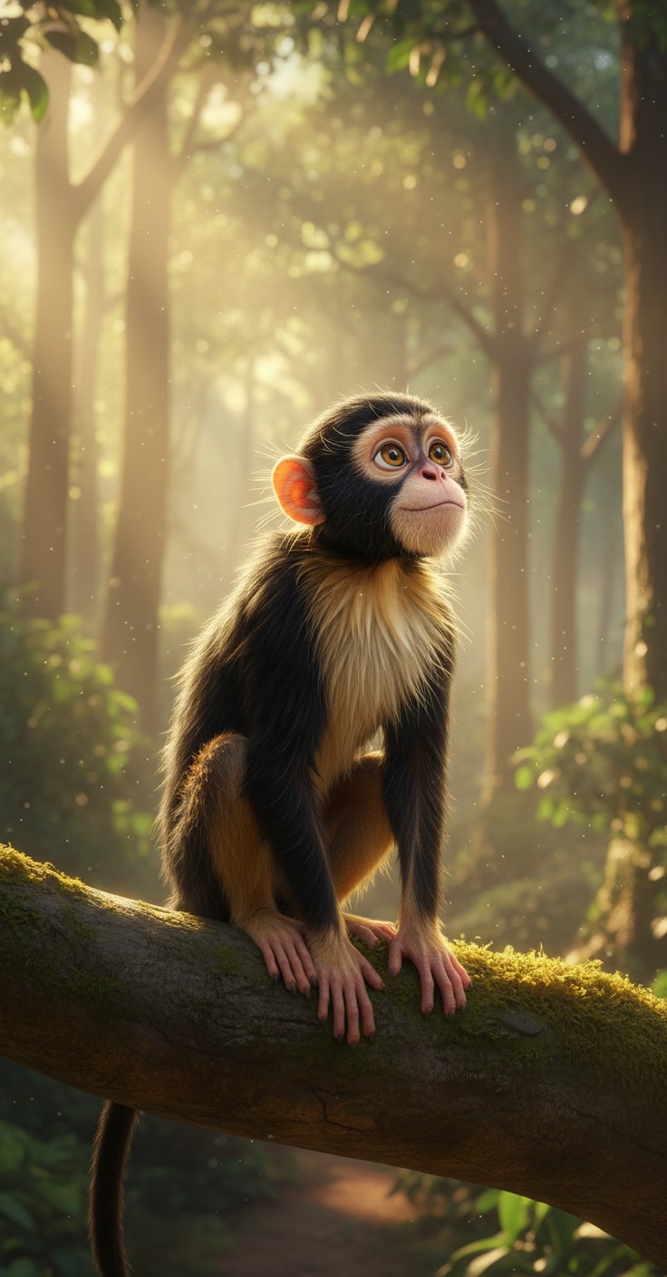 बंदर और कुत्ते की अनोखी दोस्ती