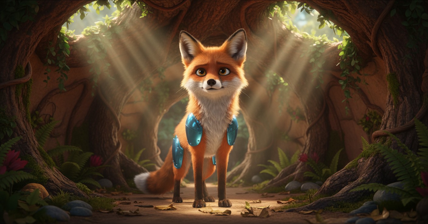 Finley the Tail-less Fox: A Tale of Courage and Observation