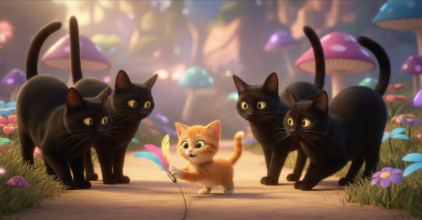 बिल्ली परिवार की इंसान जैसी जिंदगी