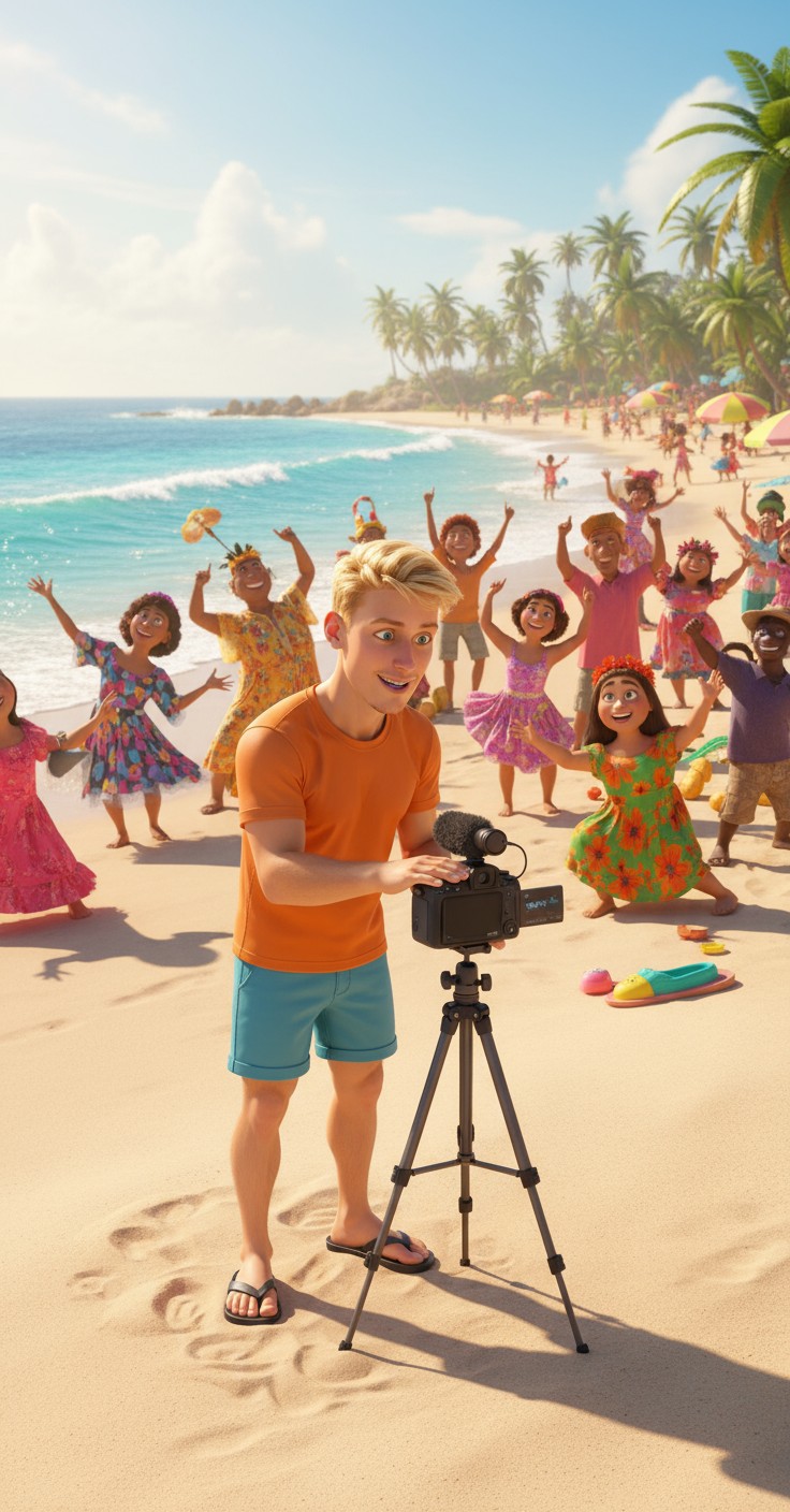 Tom aur Jerry ka Beach Vlog Masti!