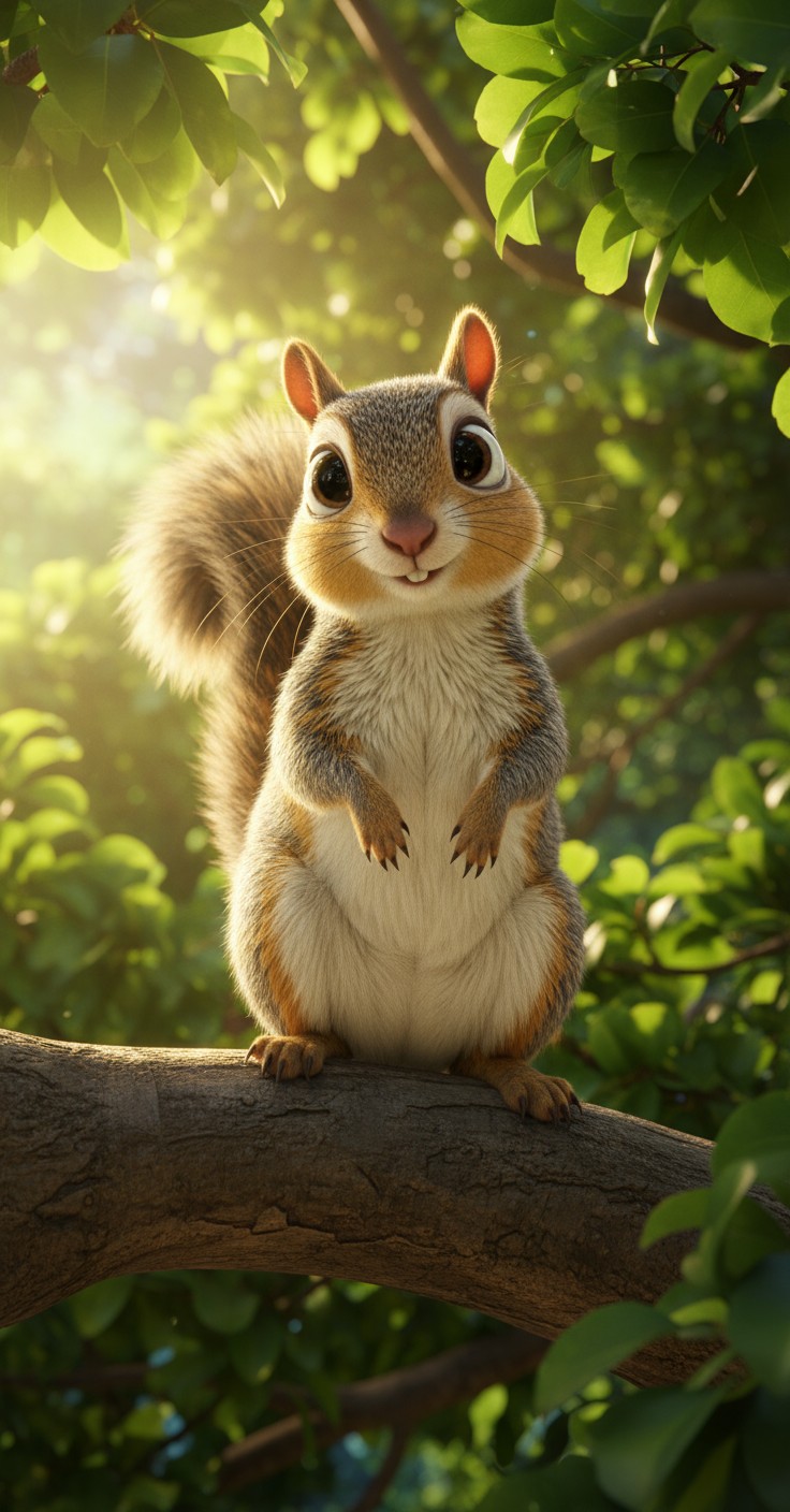 Squirrels ka Chhupa Cheetah Drama!