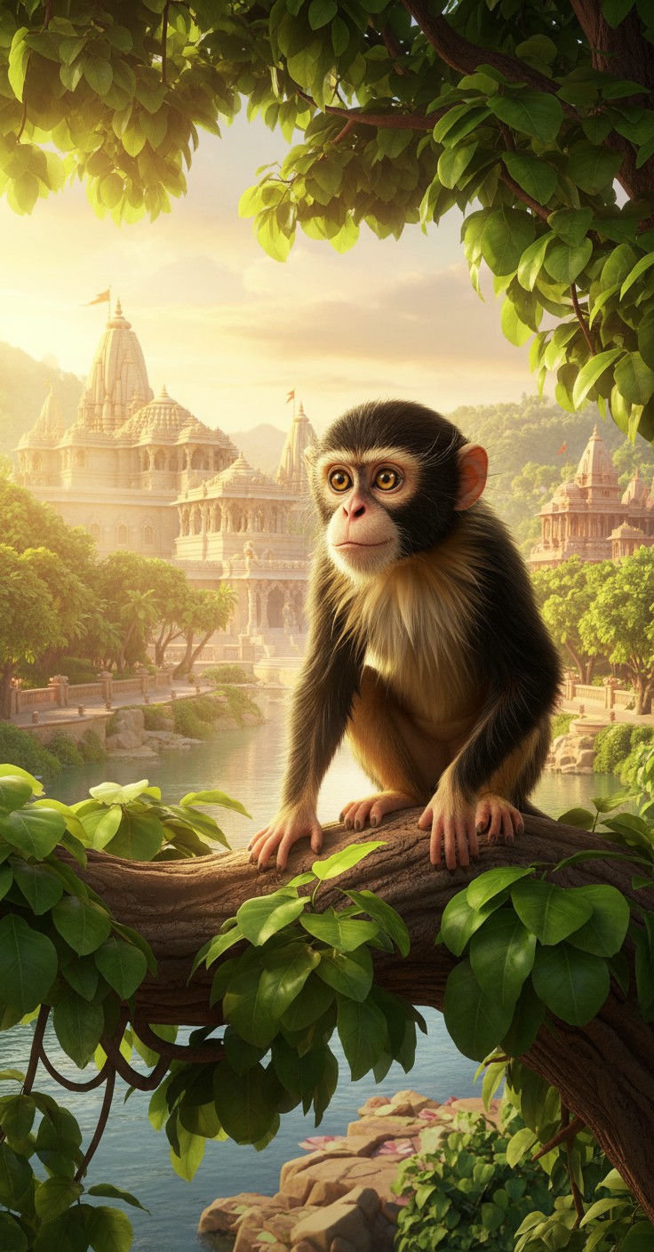 Haridwar Mein Bandar Bhai Ka Snaan!