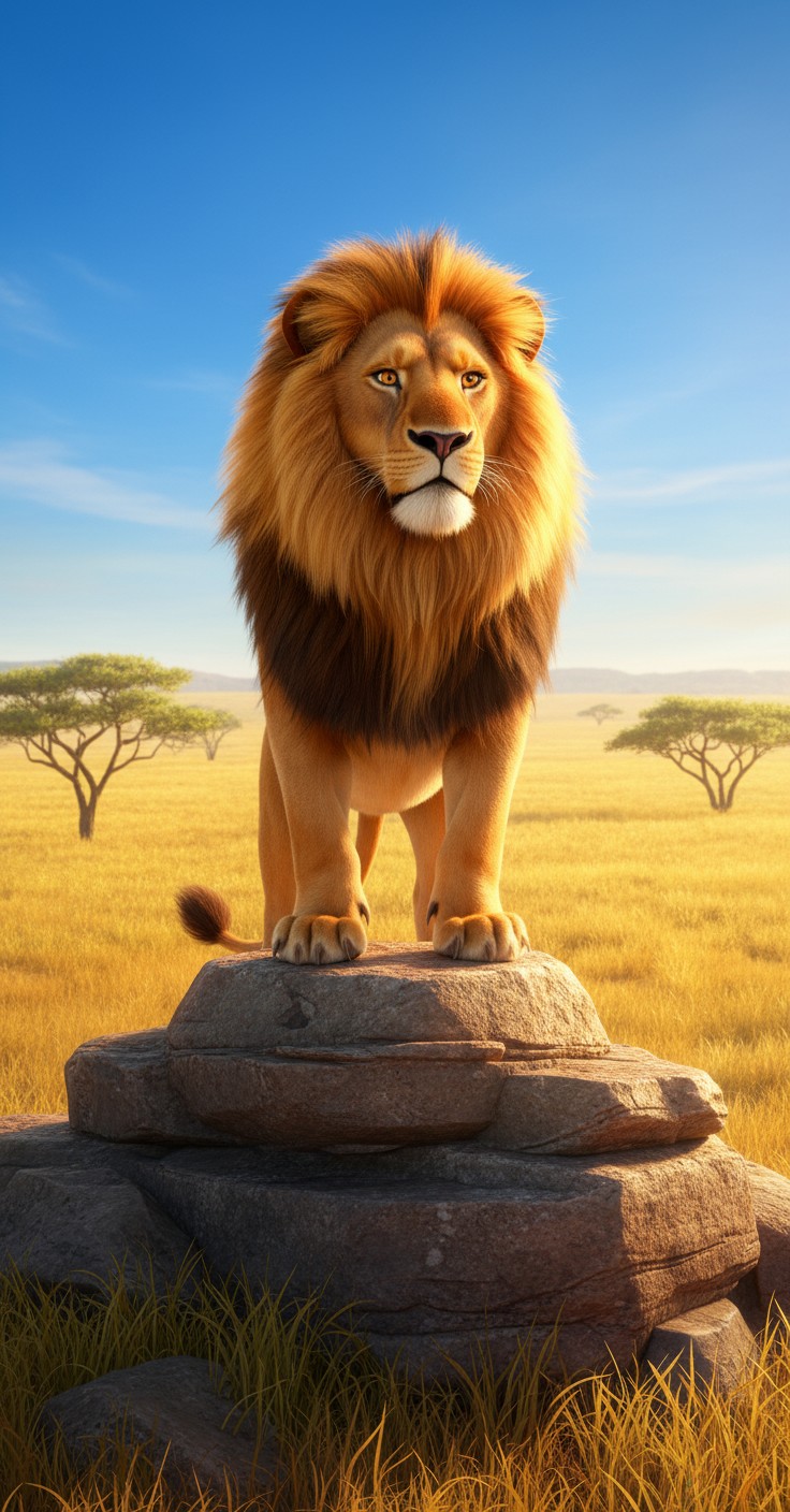 The Lion and the Elephant: A 15-Second Tale