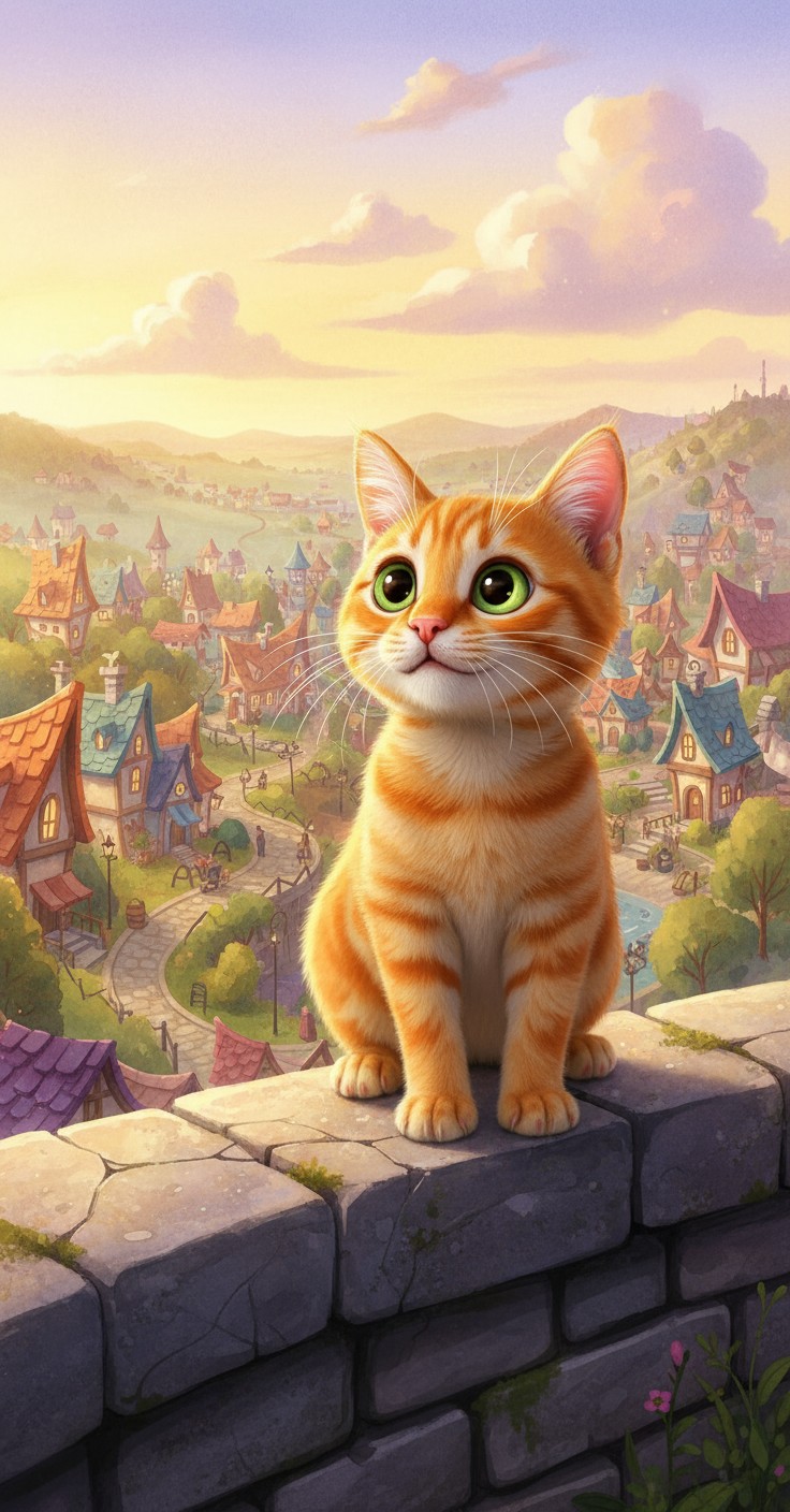 Si Kucing Kecil Penyelamat