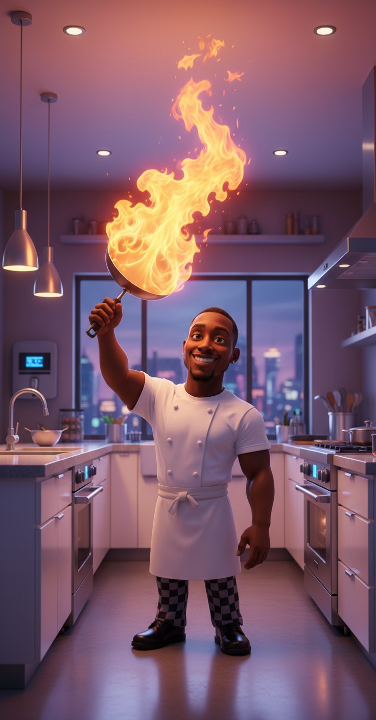 Chef Sombong vs Kompor Pintar: Sepatu Crispy!