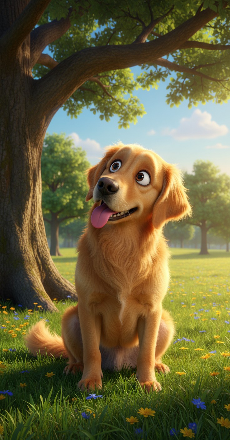 Canine Tree Climber: A Dog's Hilarious Attempt (copy)