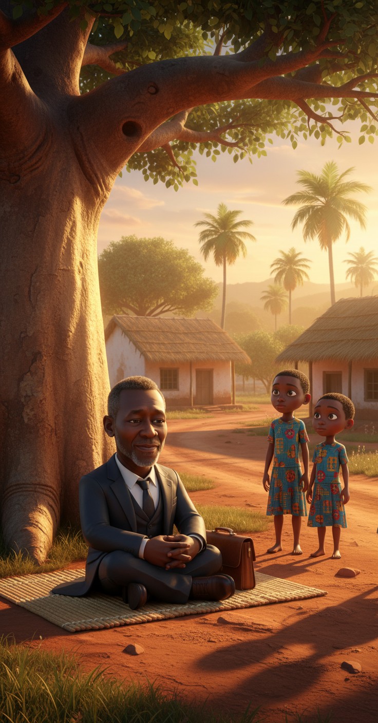 Story Time with a Ghanaian Child