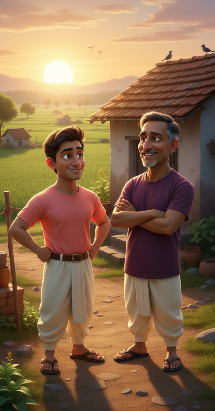भाईचारे की मिसाल: रामू और श्यामू की कहानी