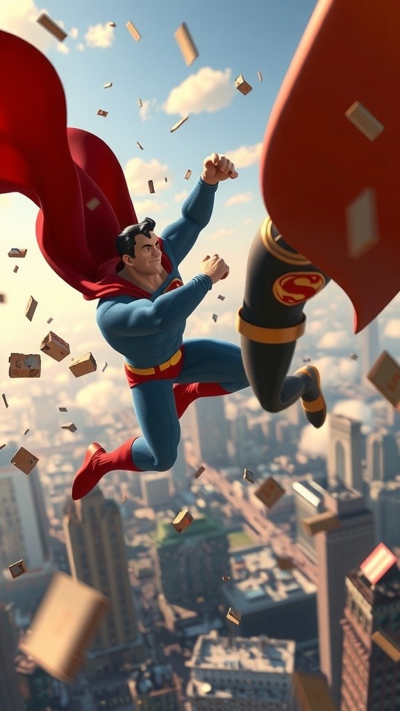 Superman dan Patrick: Pahlawan dalam Kesulitan