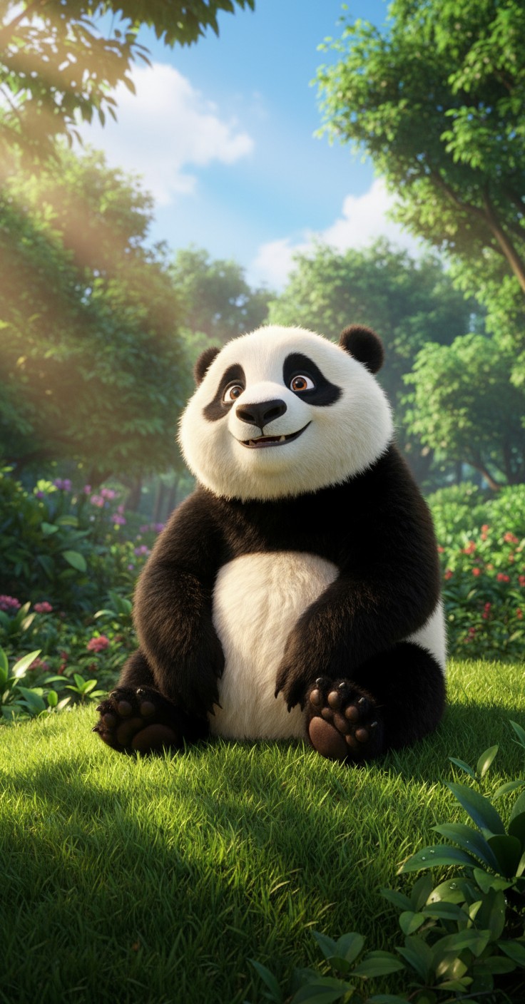 Panda Celebrates Pakistan's Victory Over Sri Lanka!