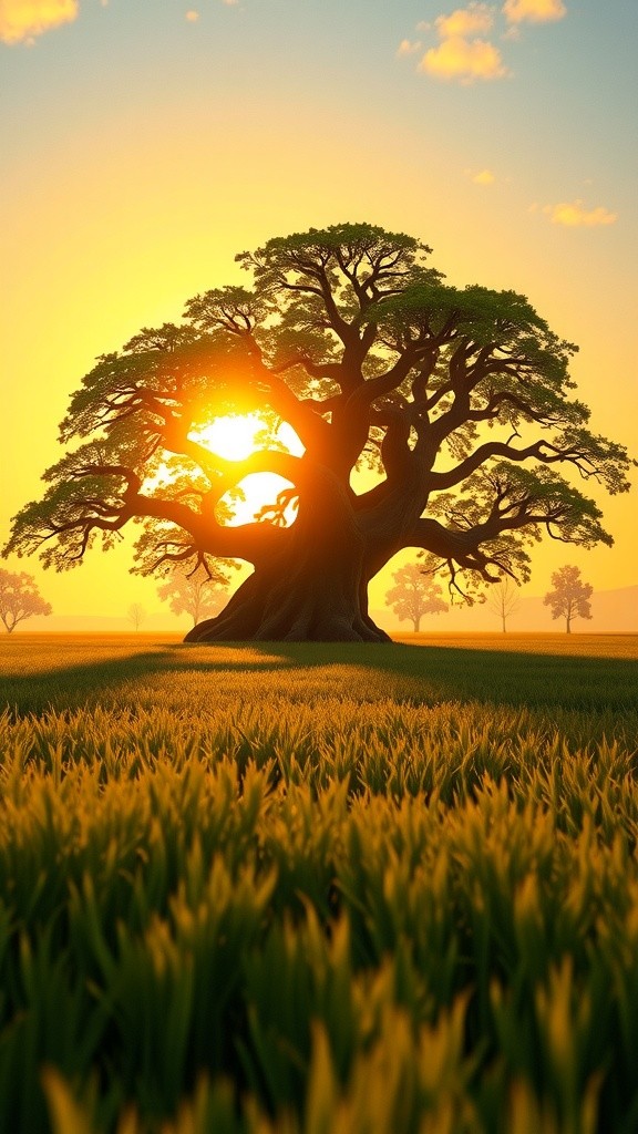Joyful Islamic Kids' Melody Under the Sunset Tree