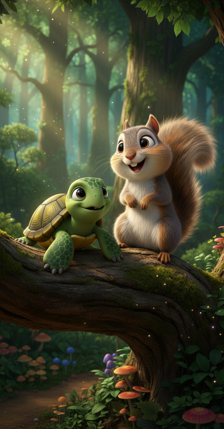 Persahabatan Kiko dan Pip: Petualangan di Festival Buah Hutan