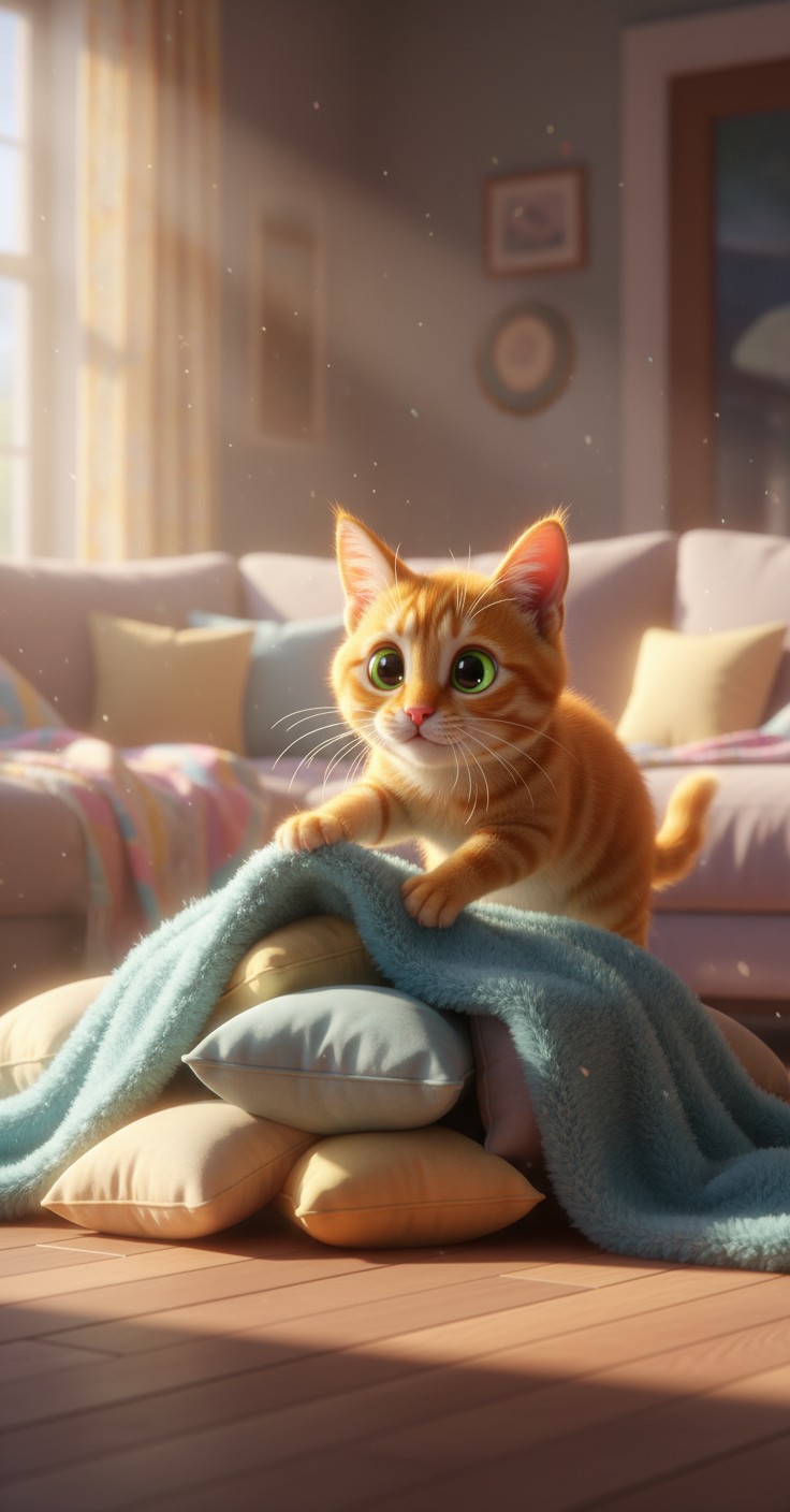 Curious Cat's Cardboard Adventure