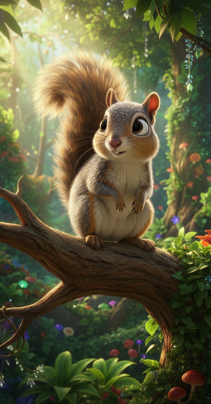 The Adventures of Acorn: A Tale of a Charming Squirrel