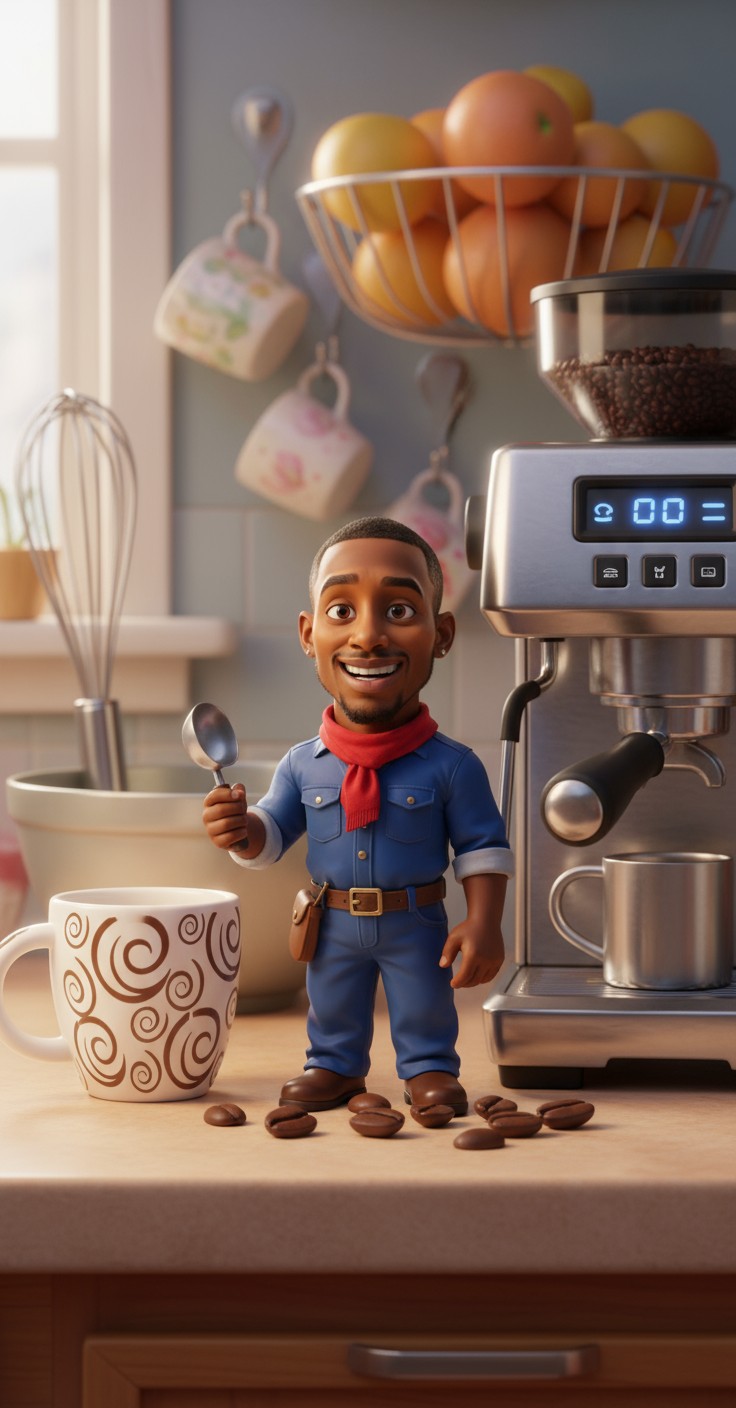 Mini-travailleurs en action: café et nettoyage