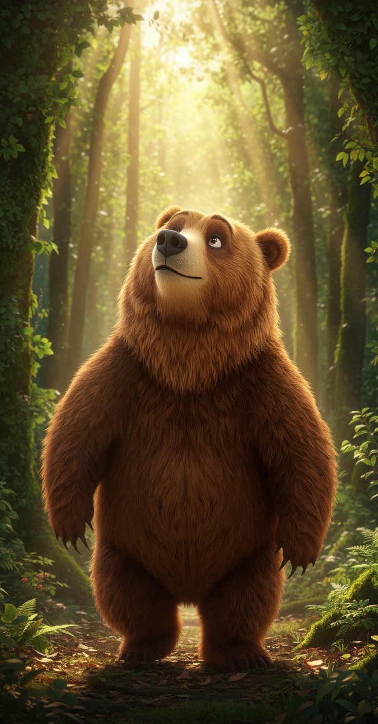 बार्नी भालू की रोमांचक छलाँग!