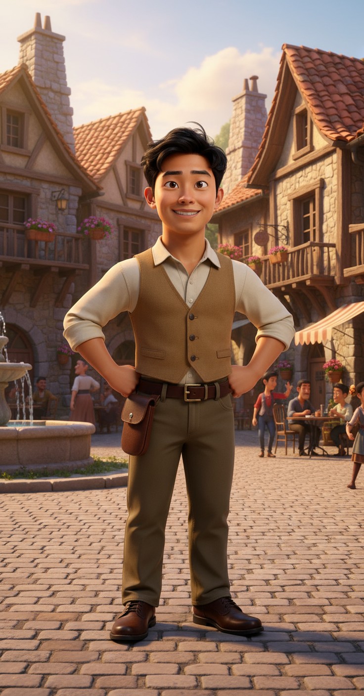 The Tale of the Handsome Young Man in the Village