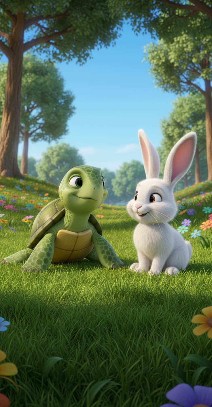 कछुआ और खरगोश: धैर्य की जीत