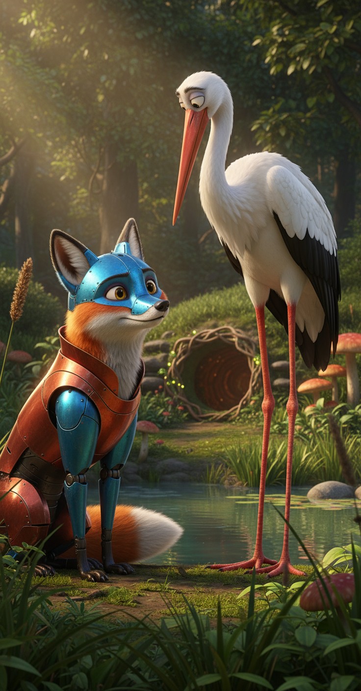 A Fox and a Stork: A Lesson in Fairness