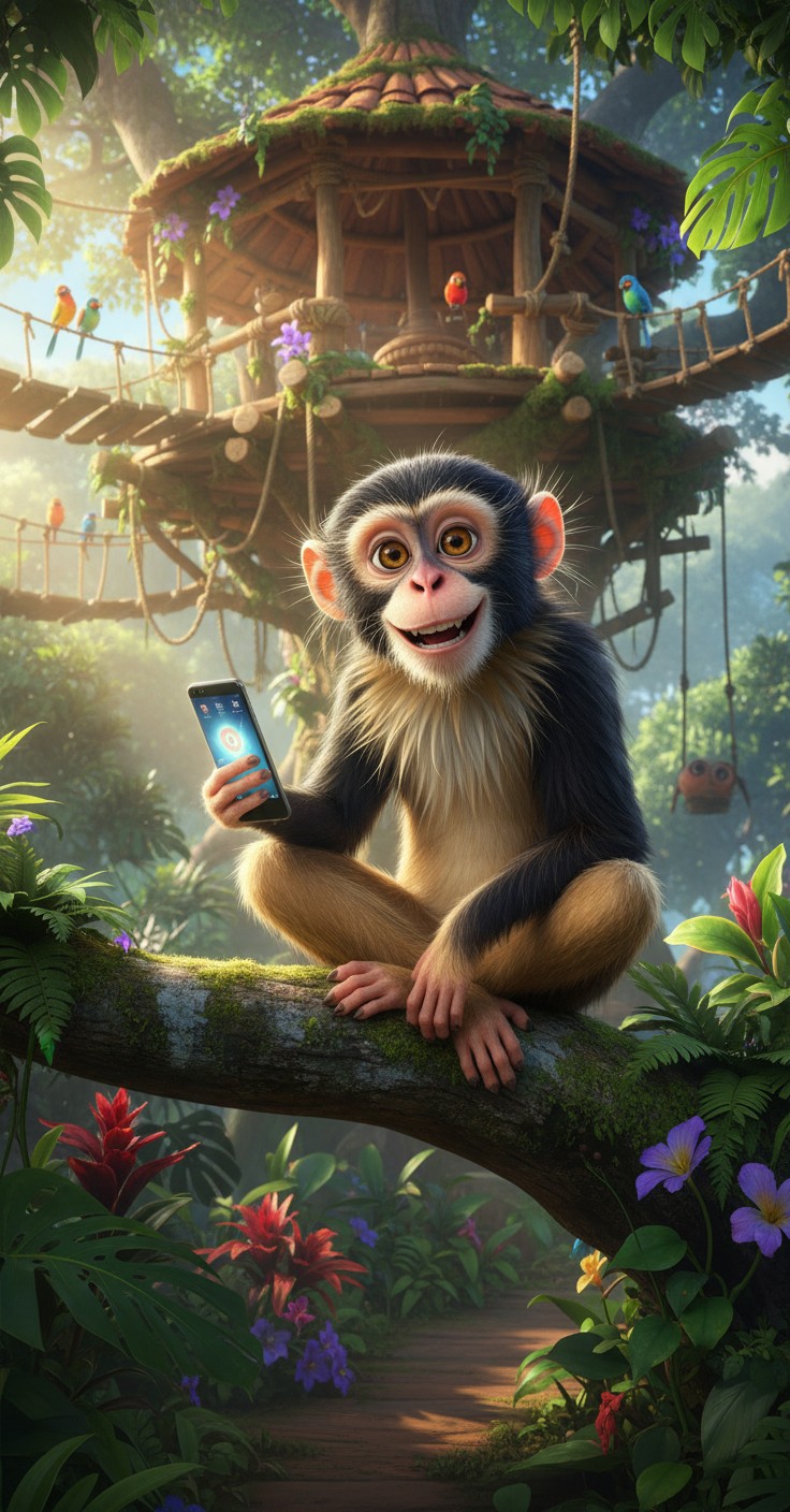 Monkey's First Day at School Vlog!