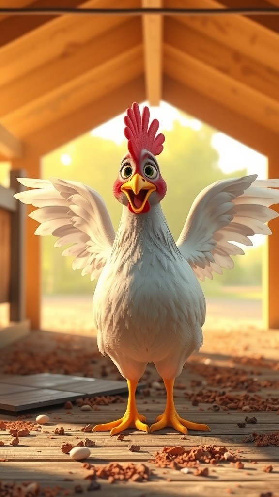 The Merry Tale of a Chicken and a Duck