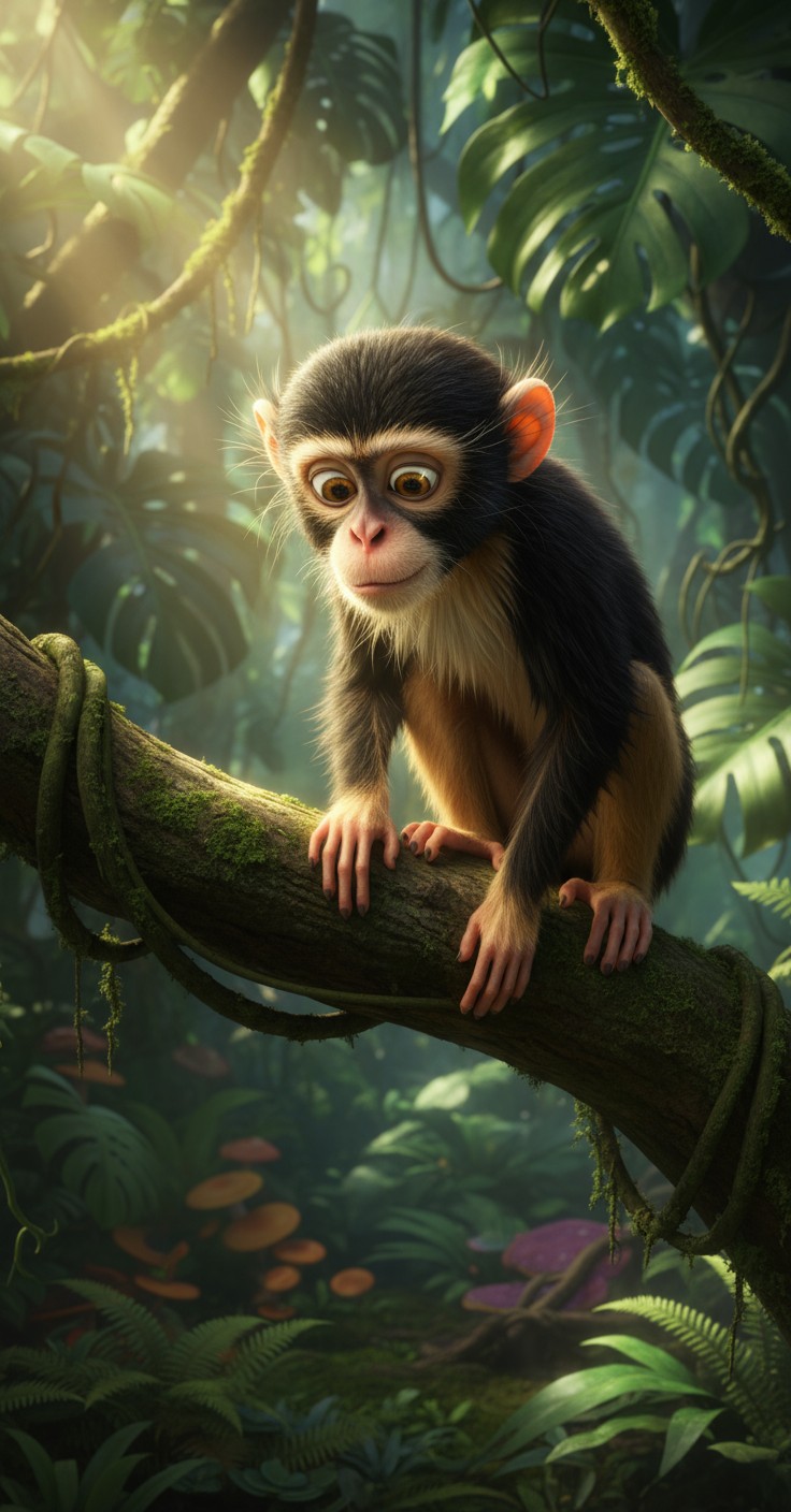 Jungle Monkeys: Social Behavior and Foraging