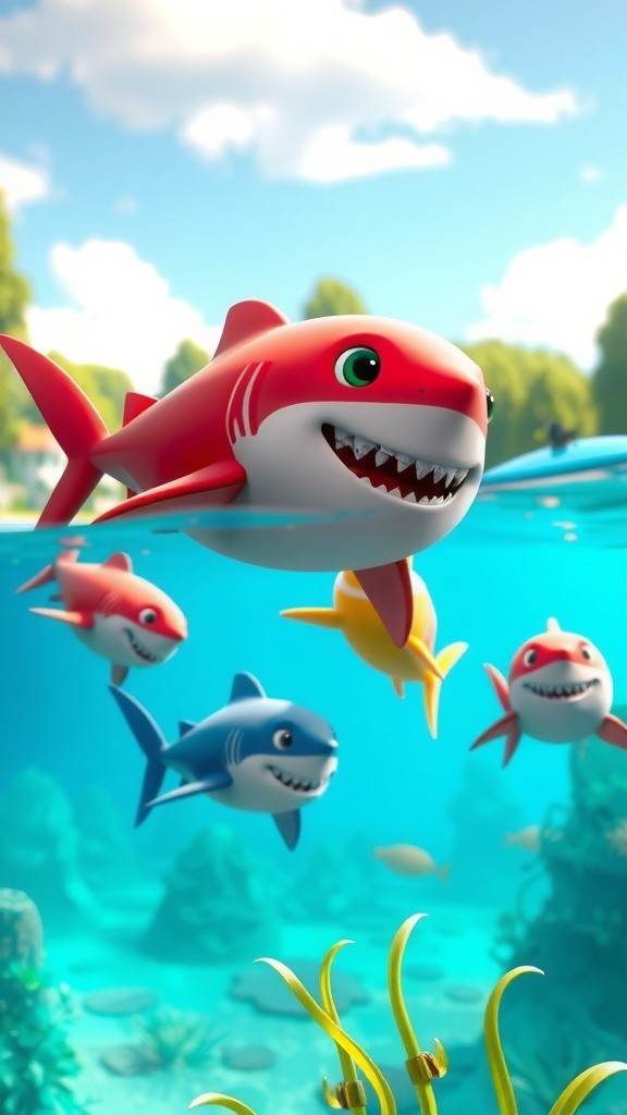 Petualangan Seru Jeje, Cocomelon, dan Baby Shark di Laut Ajaib!