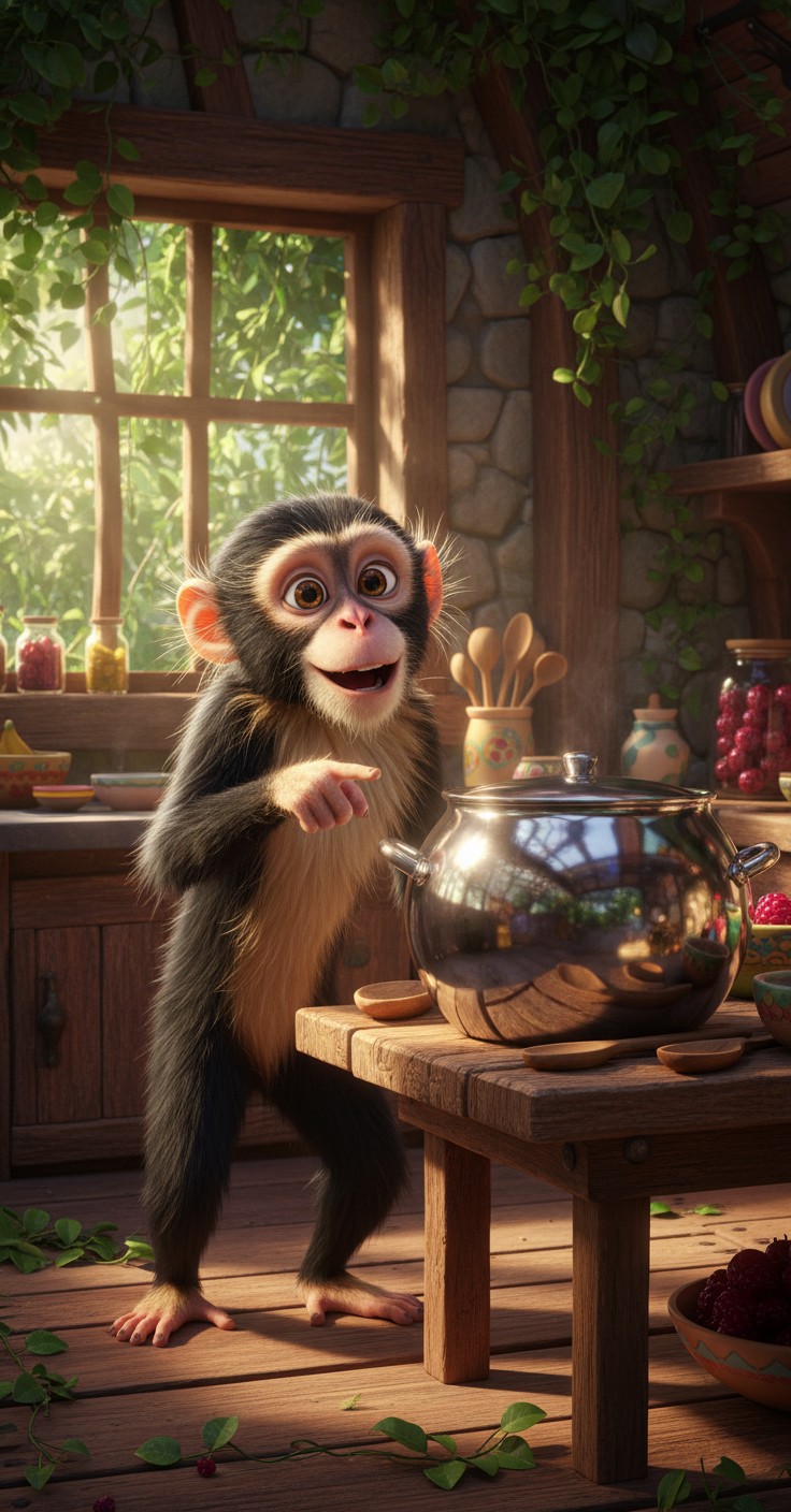 A Culinary Surprise for Whiskers the Cat!