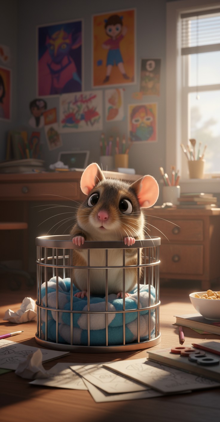 Pip, Sang Penjaga: Kisah Hamster yang Peduli