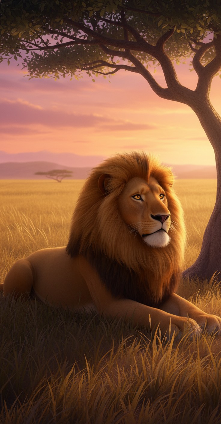 A Day of Play with Lion Cubs in the Savannah