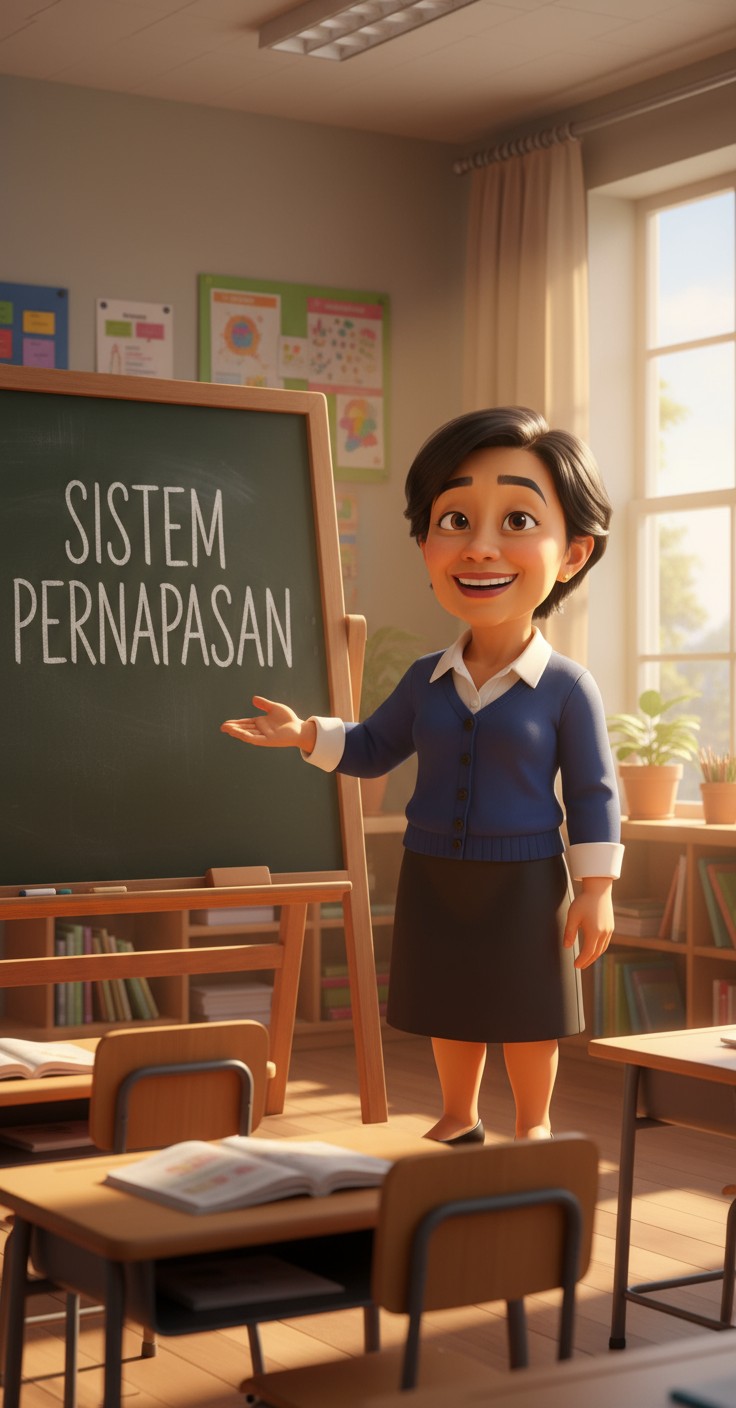 Sistem Pernafasan Manusia: Model dan Penjelasan Berurutan